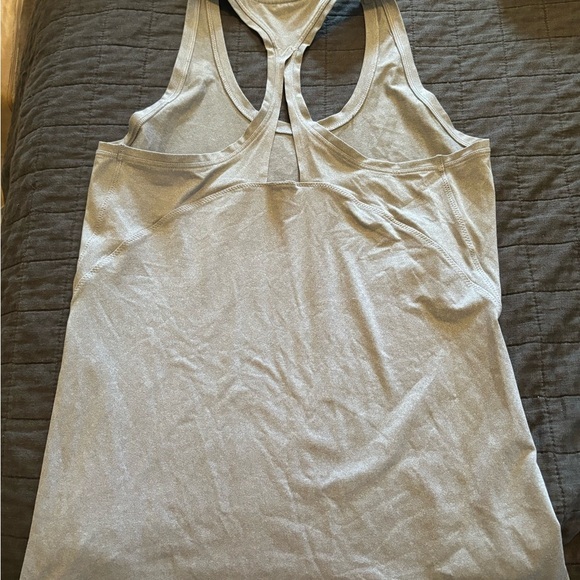 Athleta Racerback Tank Heather Gray Small - Picture 6 of 6